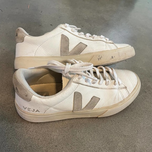 Veja Shoes - VEJA Esplar Bicolor White gray leather low top sneaker womens 7 shoes